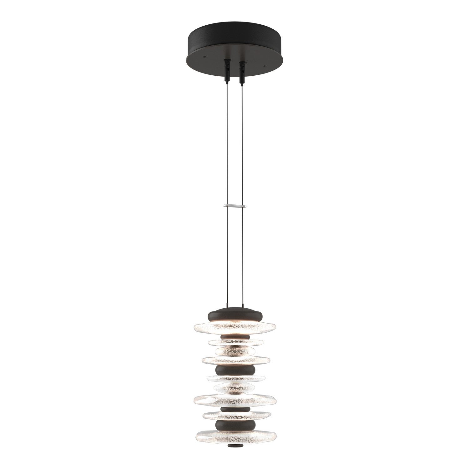 Hubbardton Forge - 139973-LED-STND-89 - Cairn Large Mini Pendant - Cairn - Ink
