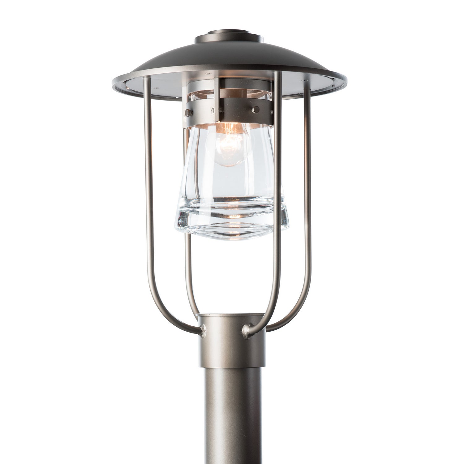 Hubbardton Forge - 347295-SKT-77-ZM0467 - One Light Outdoor Post Mount - Erlenmeyer - Coastal Dark Smoke