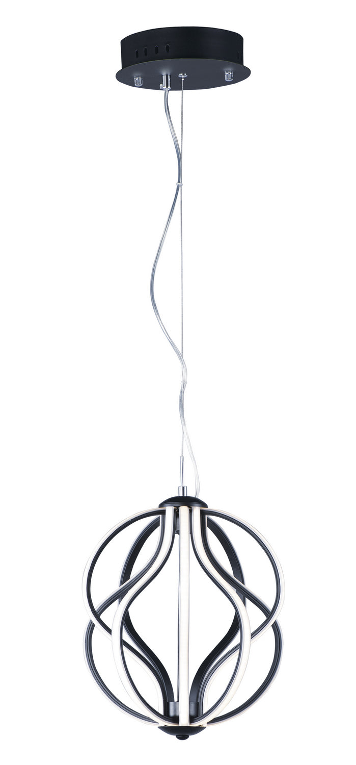 ET2 - E21172-BK - LED Pendant - Aura - Black