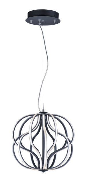 ET2 - E21174-BK - LED Pendant - Aura - Black