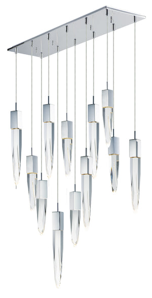 ET2 - E31248-20PC - LED Pendant - Quartz - Polished Chrome