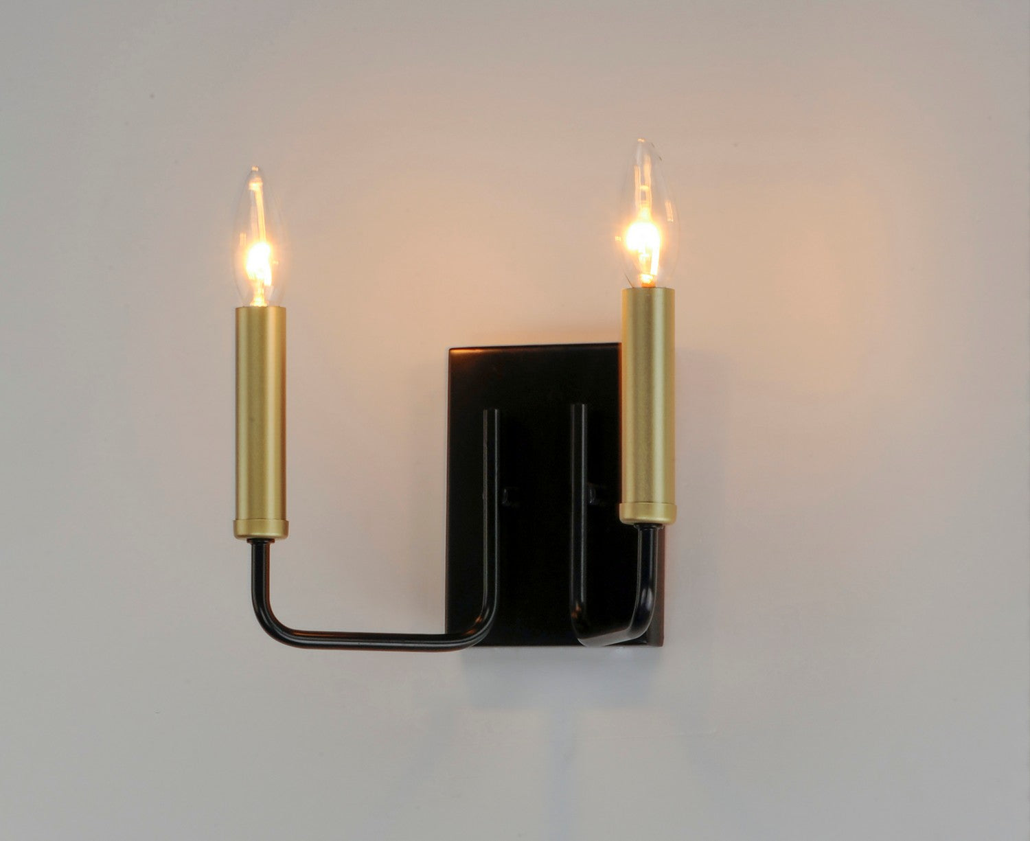 Maxim - 10252BKGLD - Two Light Wall Sconce - Sullivan - Black / Gold