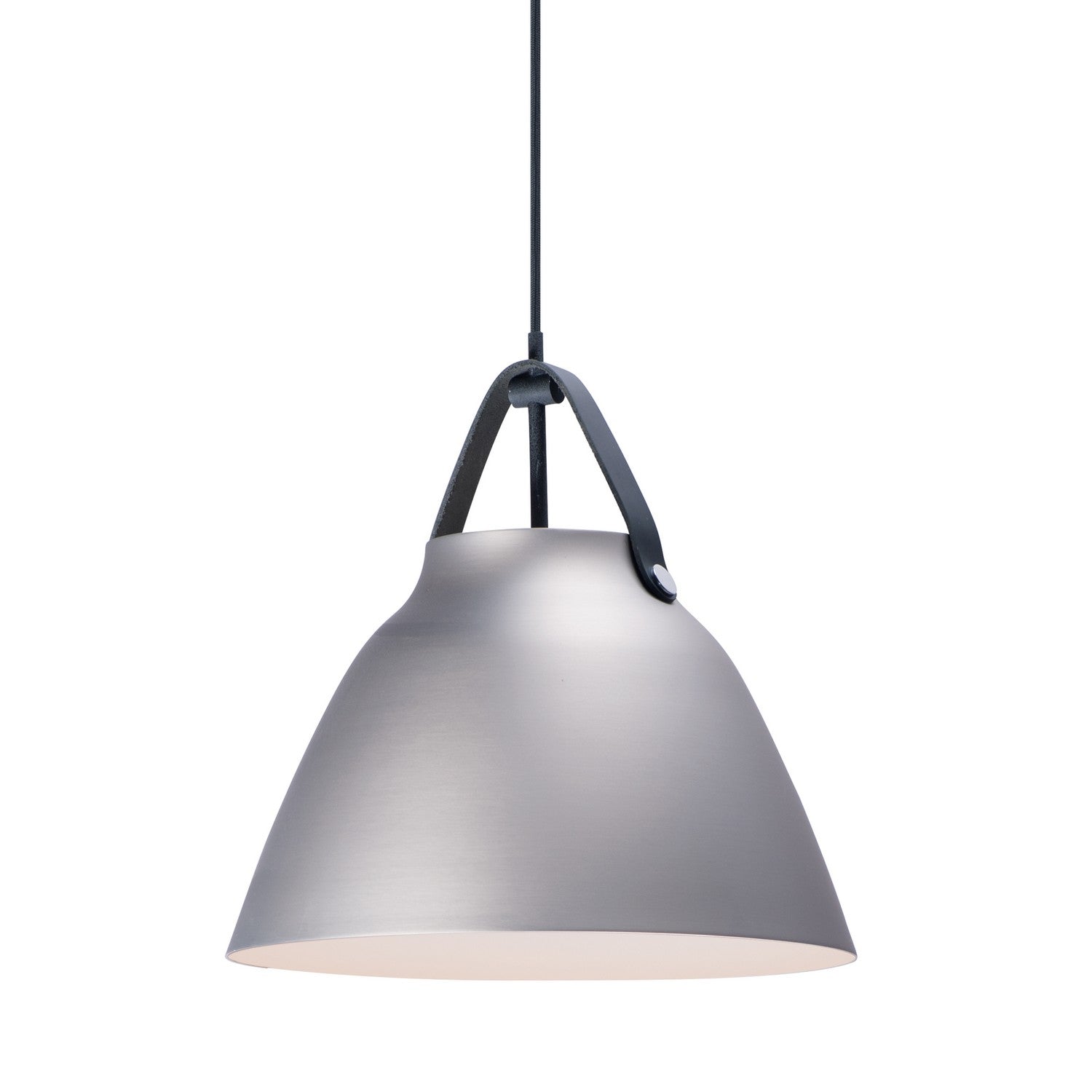 Maxim - 11356BKBP - One Light Pendant - Nordic - Black / Brushed Platinum