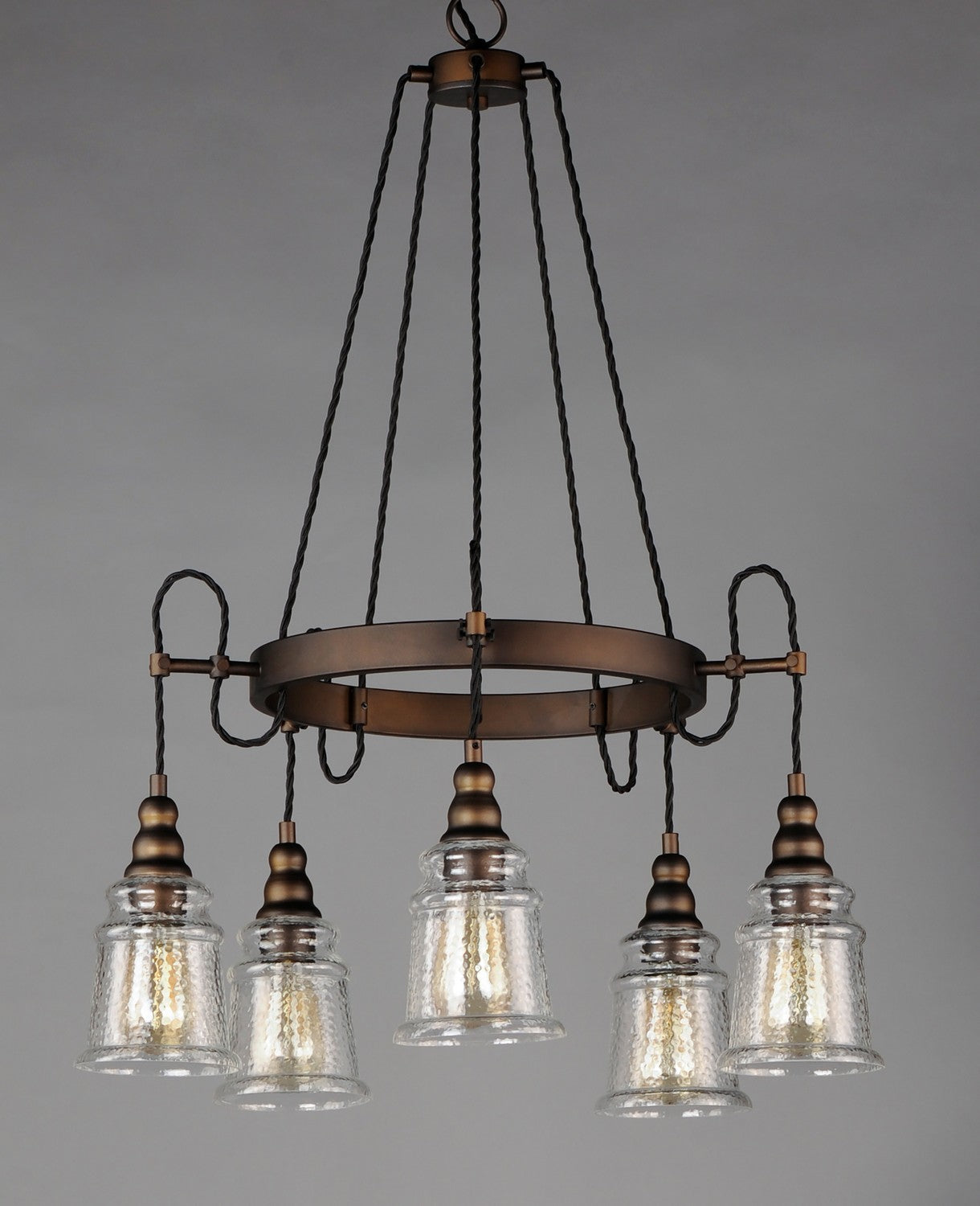 Maxim - 21575HMOI - Five Light Chandelier - Revival - Oil Rubbed Bronze