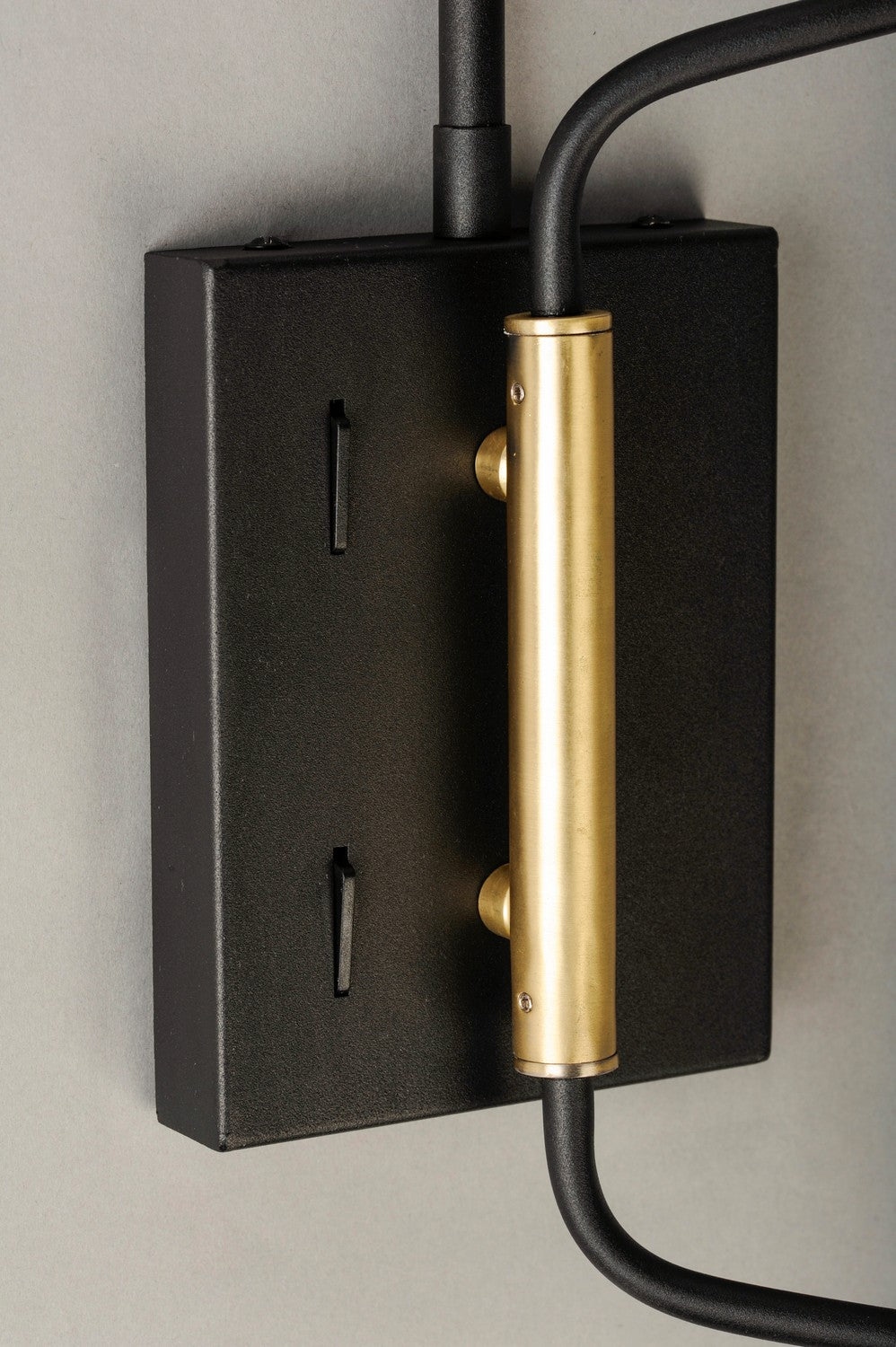 Maxim - 21692BKSBR - LED Wall Sconce - Scan - Black / Satin Brass