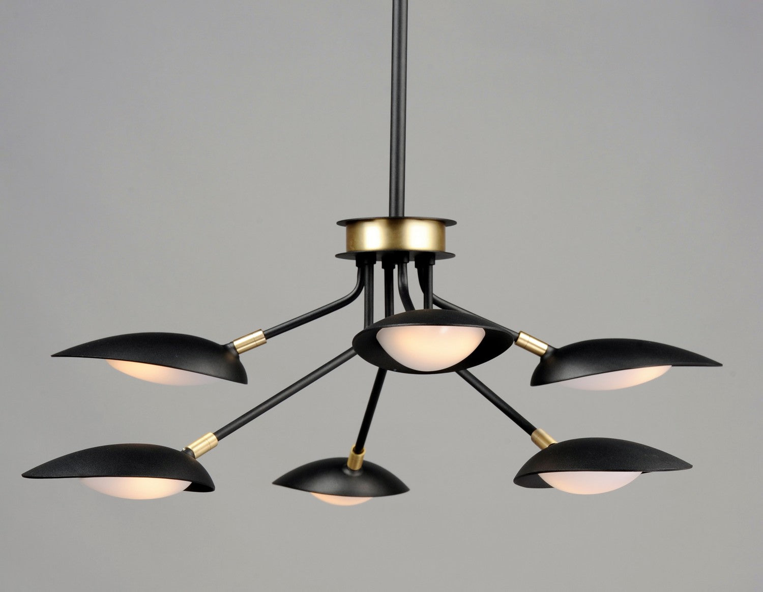 Maxim - 21696BKSBR - LED Pendant - Scan - Black / Satin Brass