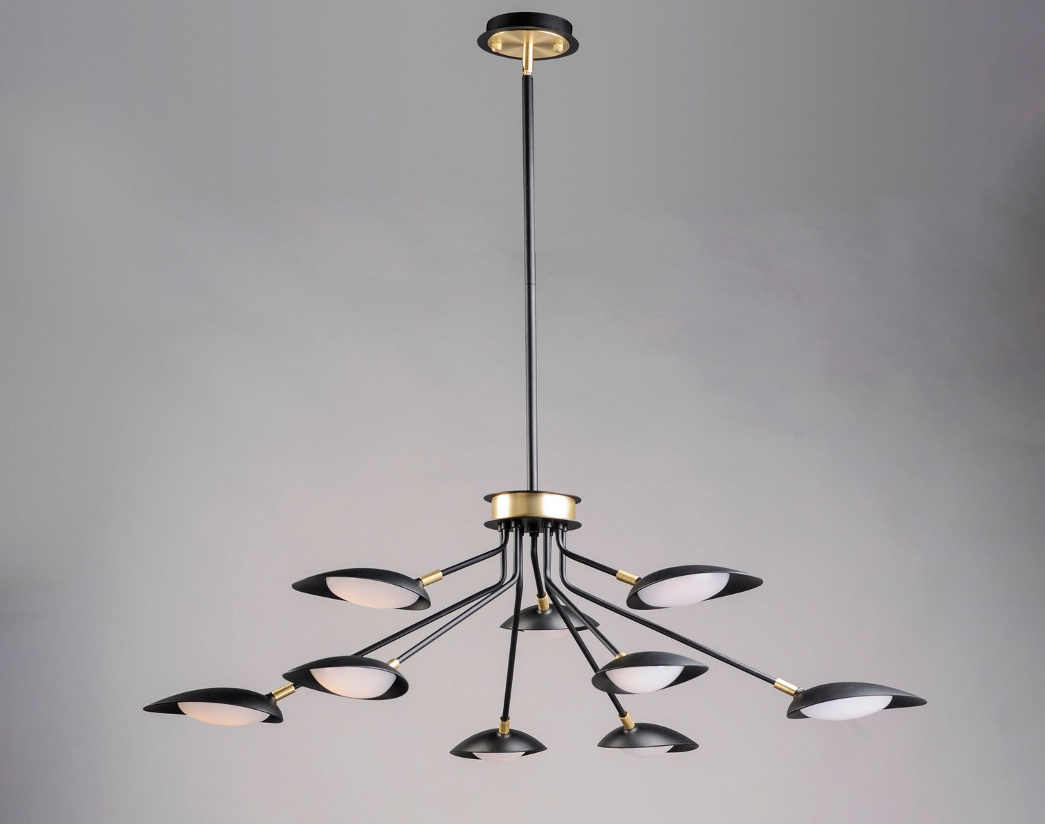 Maxim - 21699BKSBR - LED Chandelier - Scan - Black / Satin Brass