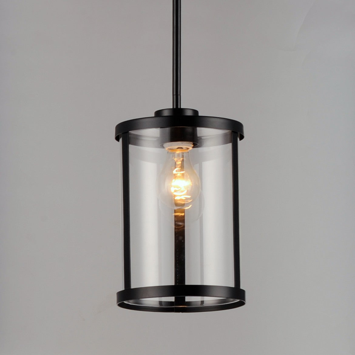 Maxim - 25252CLBK - One Light Pendant - Sentinel - Black