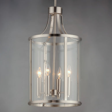 Maxim - 25253CLSN - Four Light Pendant - Sentinel - Satin Nickel