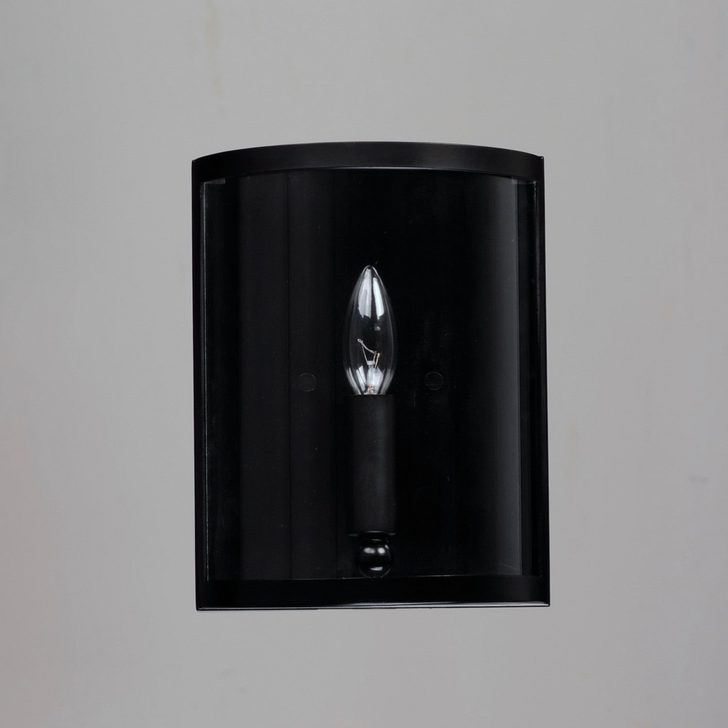 Maxim - 25259CLBK - One Light Wall Sconce - Sentinel - Black