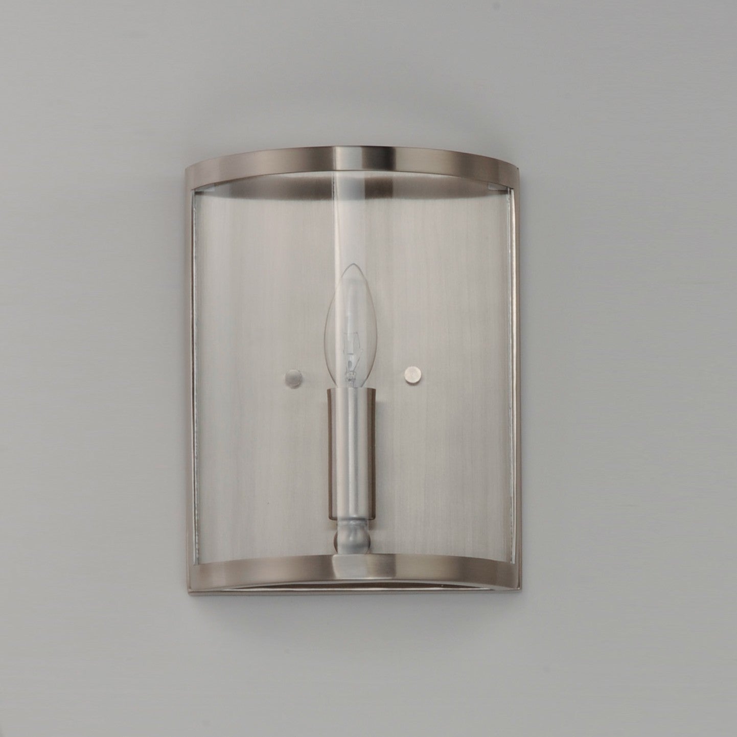 Maxim - 25259CLSN - One Light Wall Sconce - Sentinel - Satin Nickel