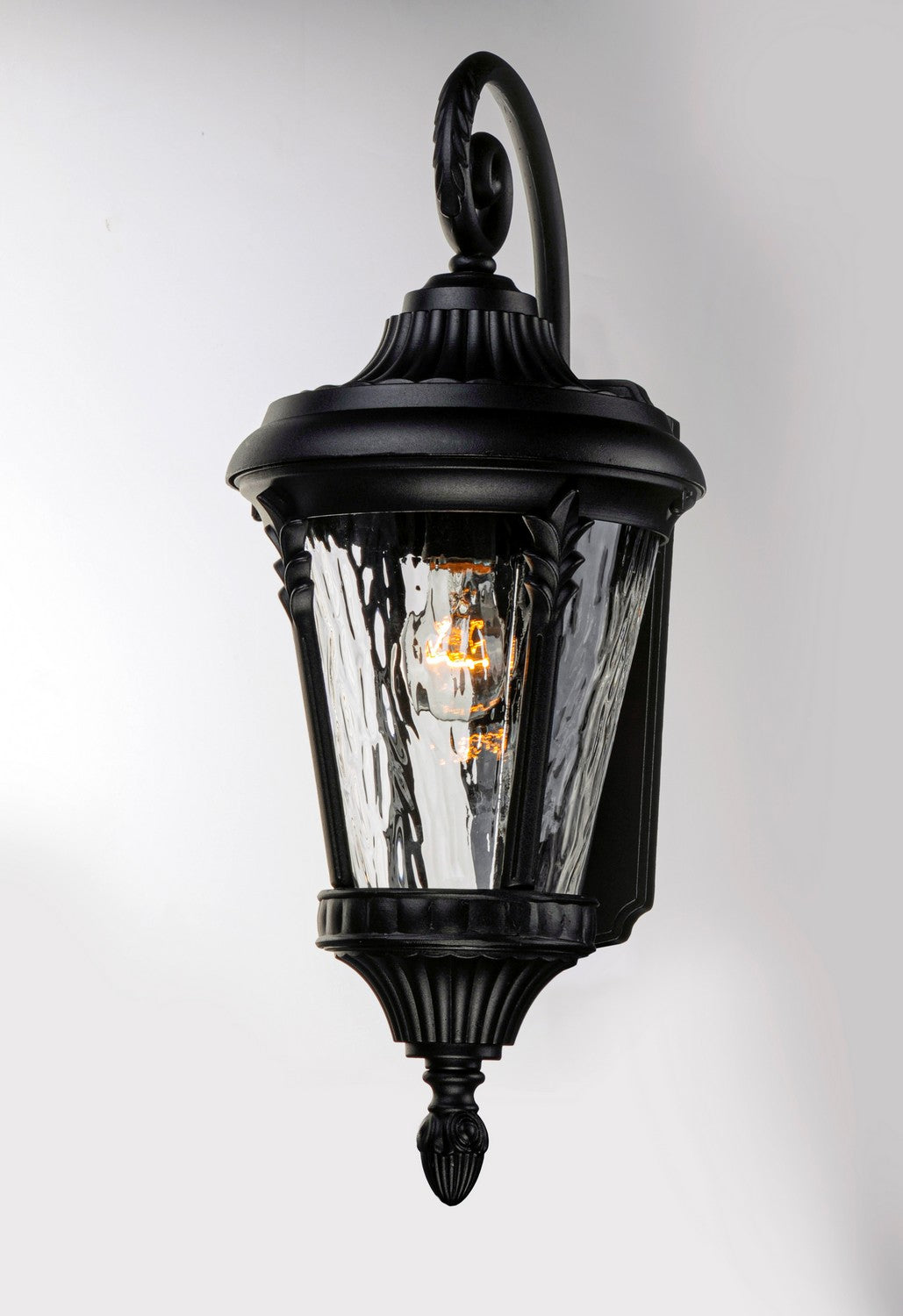 Maxim - 3054WGBK - One Light Outdoor Wall Lantern - Sentry - Black