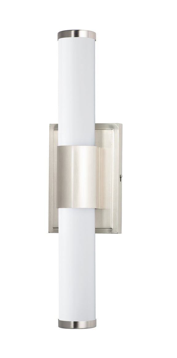 Maxim - 52114WTSN - LED Bath Vanity - Optic - Satin Nickel