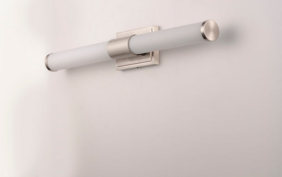 Maxim - 52116WTSN - LED Bath Vanity - Optic - Satin Nickel