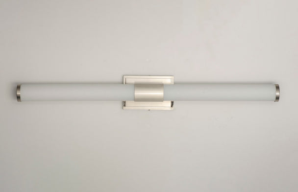 Maxim - 52117WTSN - LED Bath Vanity - Optic - Satin Nickel