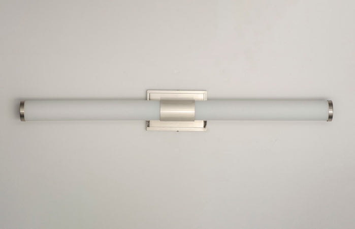 Maxim - 52117WTSN - LED Bath Vanity - Optic - Satin Nickel