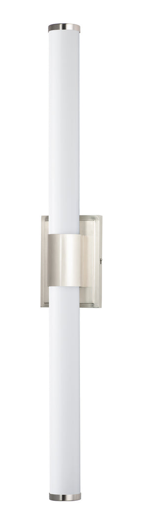 Maxim - 52117WTSN - LED Bath Vanity - Optic - Satin Nickel