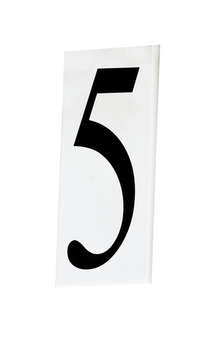 Maxim - 53615WT - House Number 5 - Address - White