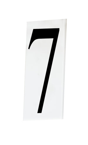 Maxim - 53617WT - House Number 7 - Address - White