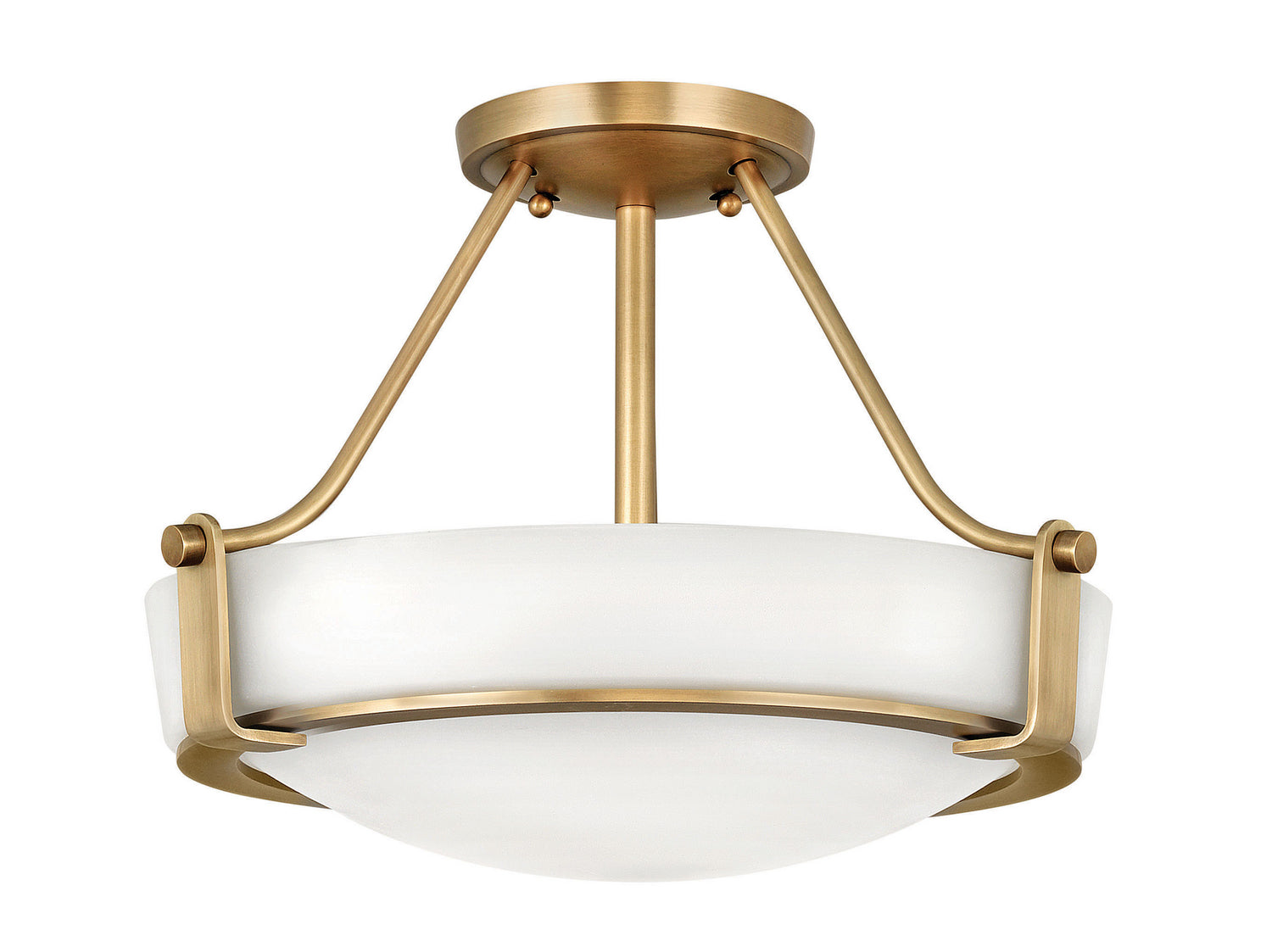 Hinkley - 3220HB - LED Semi-Flush Mount - Hathaway - Heritage Brass
