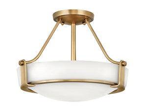 Hinkley - 3220HB - LED Semi-Flush Mount - Hathaway - Heritage Brass