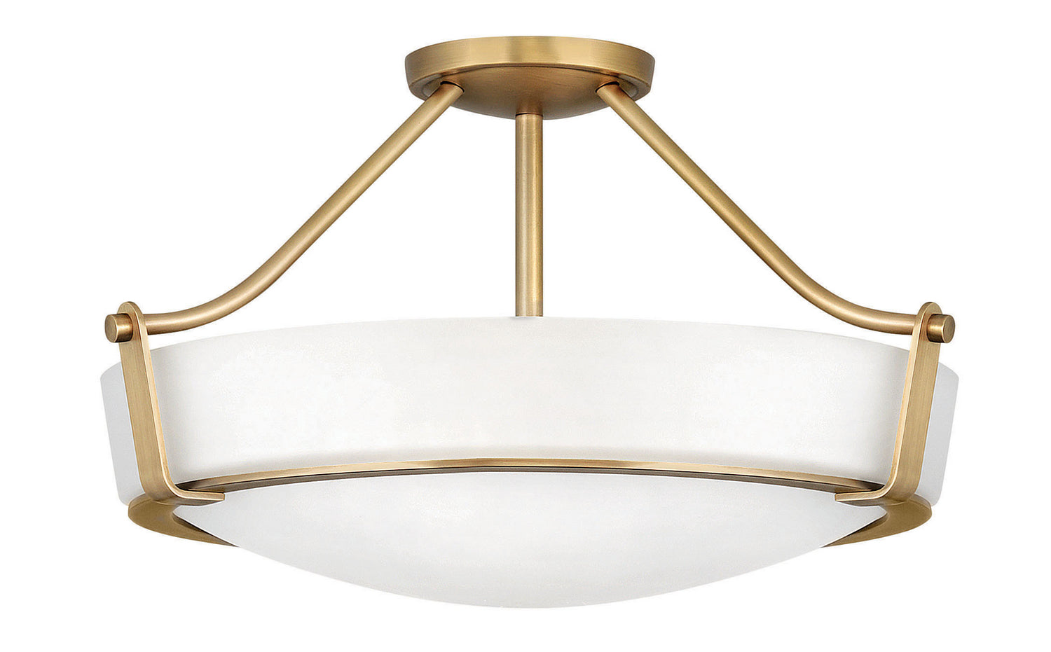 Hinkley - 3221HB - LED Semi-Flush Mount - Hathaway - Heritage Brass
