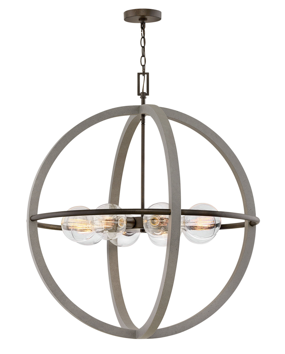 Hinkley - 3428DC - LED Chandelier - Bodie - Dark Cement