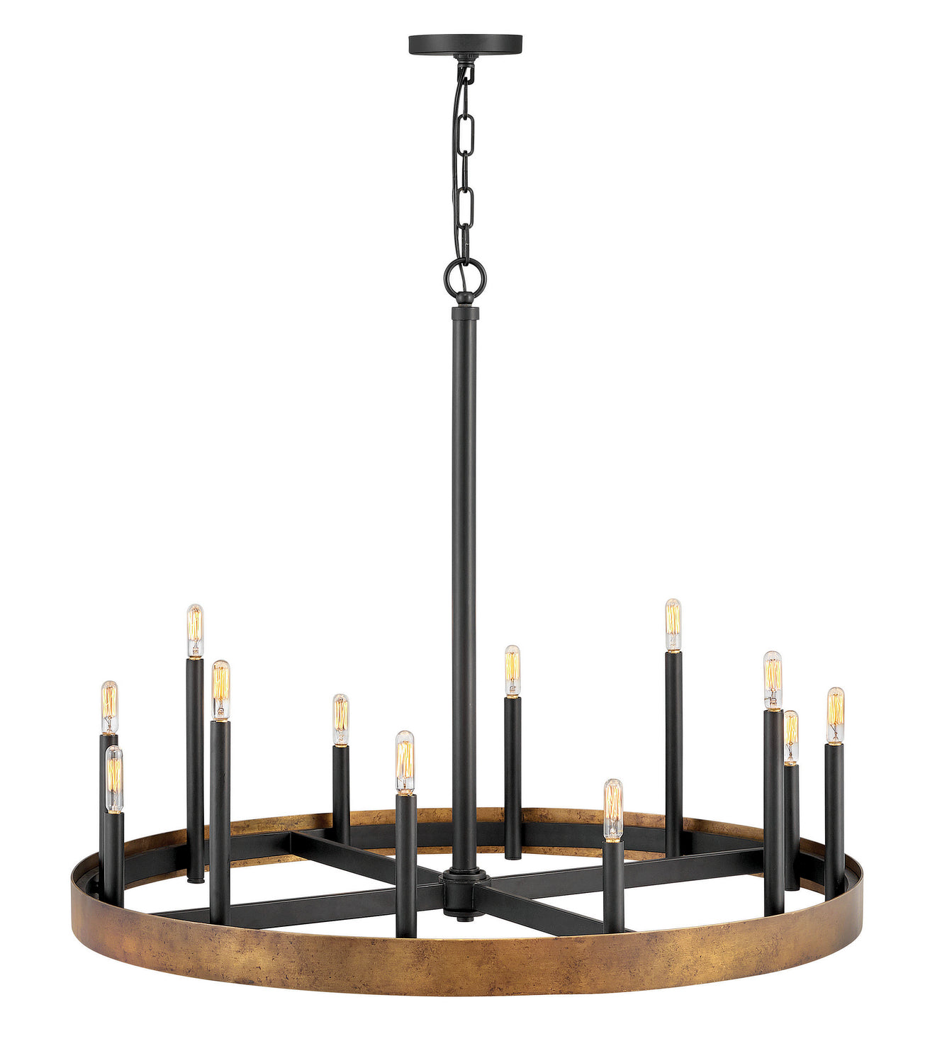 Hinkley - 3869WA - LED Chandelier - Wells - Weathered Brass