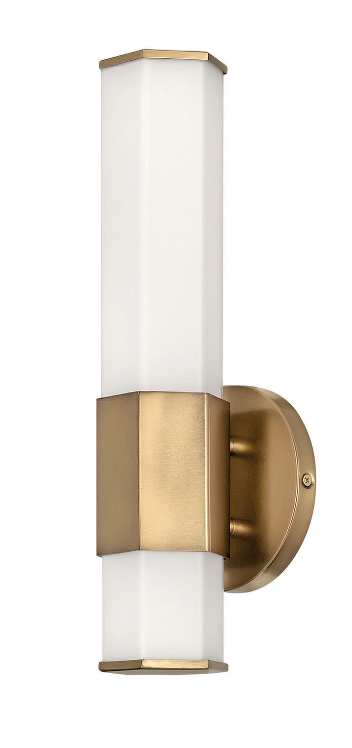 Hinkley - 51150HB - LED Wall Sconce - Facet - Heritage Brass