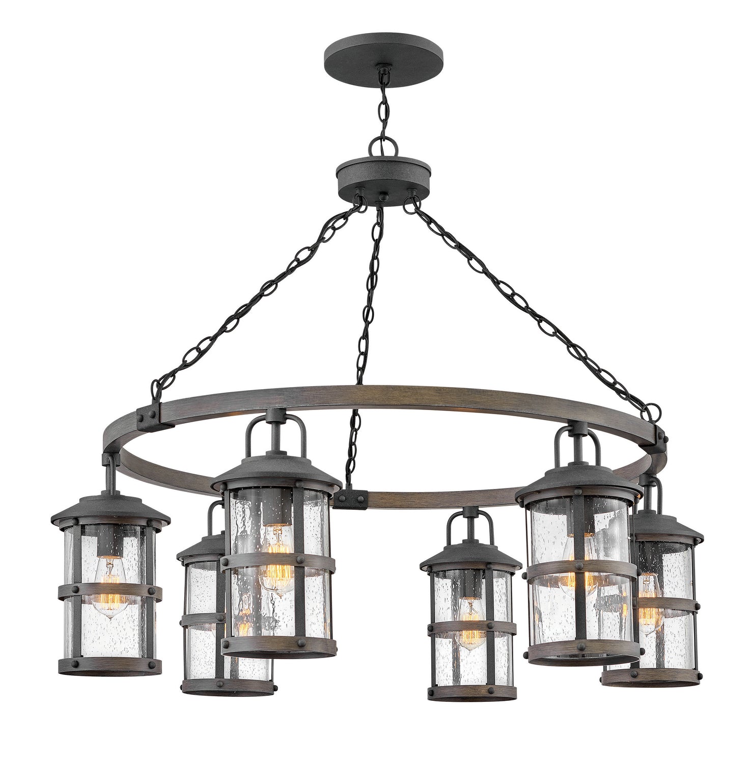 Hinkley - 2689DZ - LED Chandelier - Lakehouse - Aged Zinc