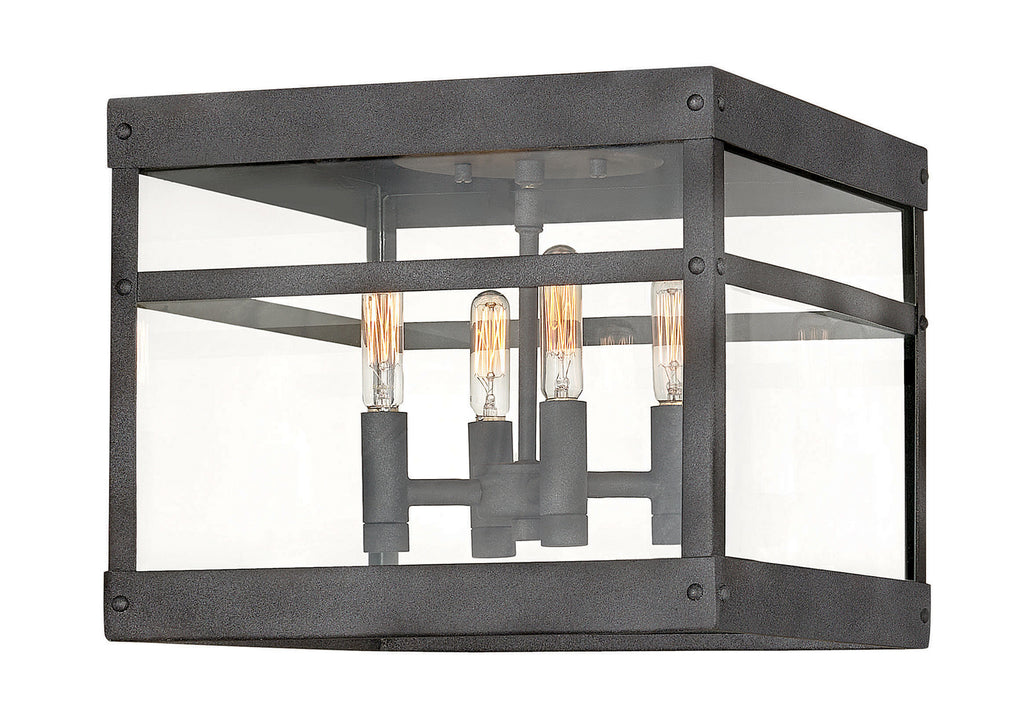 Hinkley - 2803DZ - LED Flush Mount - Porter - Aged Zinc