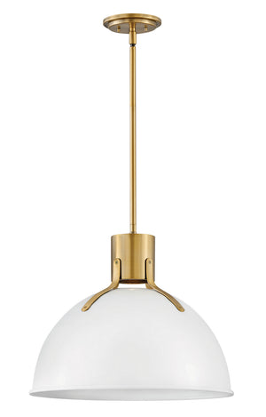 Hinkley - 3483PT - LED Pendant - Argo - Polished White