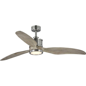 Progress Lighting - P250002-009-30 - 60" Ceiling Fan - Farris - Brushed Nickel