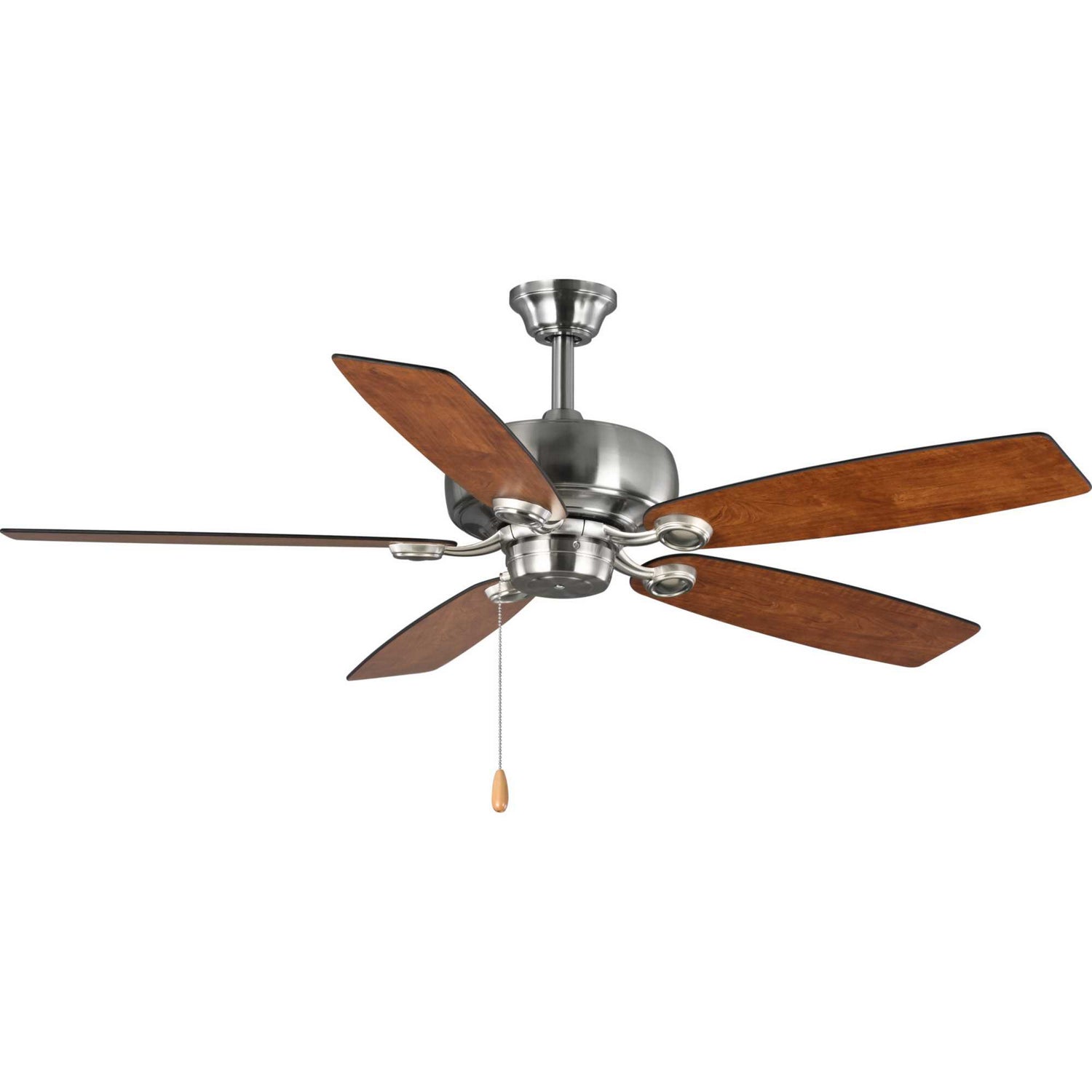 Progress Lighting - P250016-009 - 52"Ceiling Fan - Performance Builder - Brushed Nickel