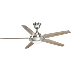 Progress Lighting - P2539-0930K - 54"Ceiling Fan - Signature Plus Ii - Brushed Nickel