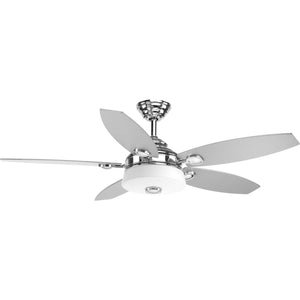 Progress Lighting - P2544-1530K - 54"Ceiling Fan - Graceful - Polished Chrome