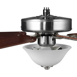 Progress Lighting - P2599-09 - 52"Ceiling Fan - Builder Fan - Brushed Nickel