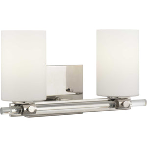 Progress Lighting - P300198-104 - Two Light Bath - Lisbon - Polished Nickel