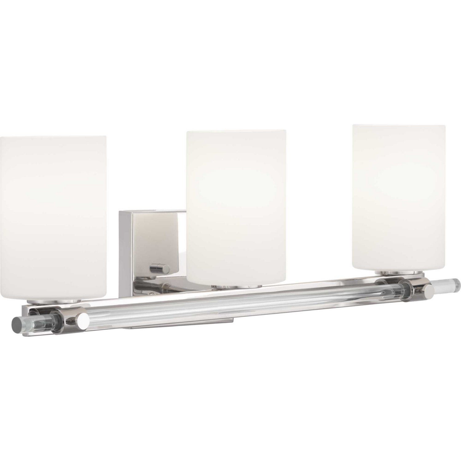 Progress Lighting - P300199-104 - Three Light Bath - Lisbon - Polished Nickel