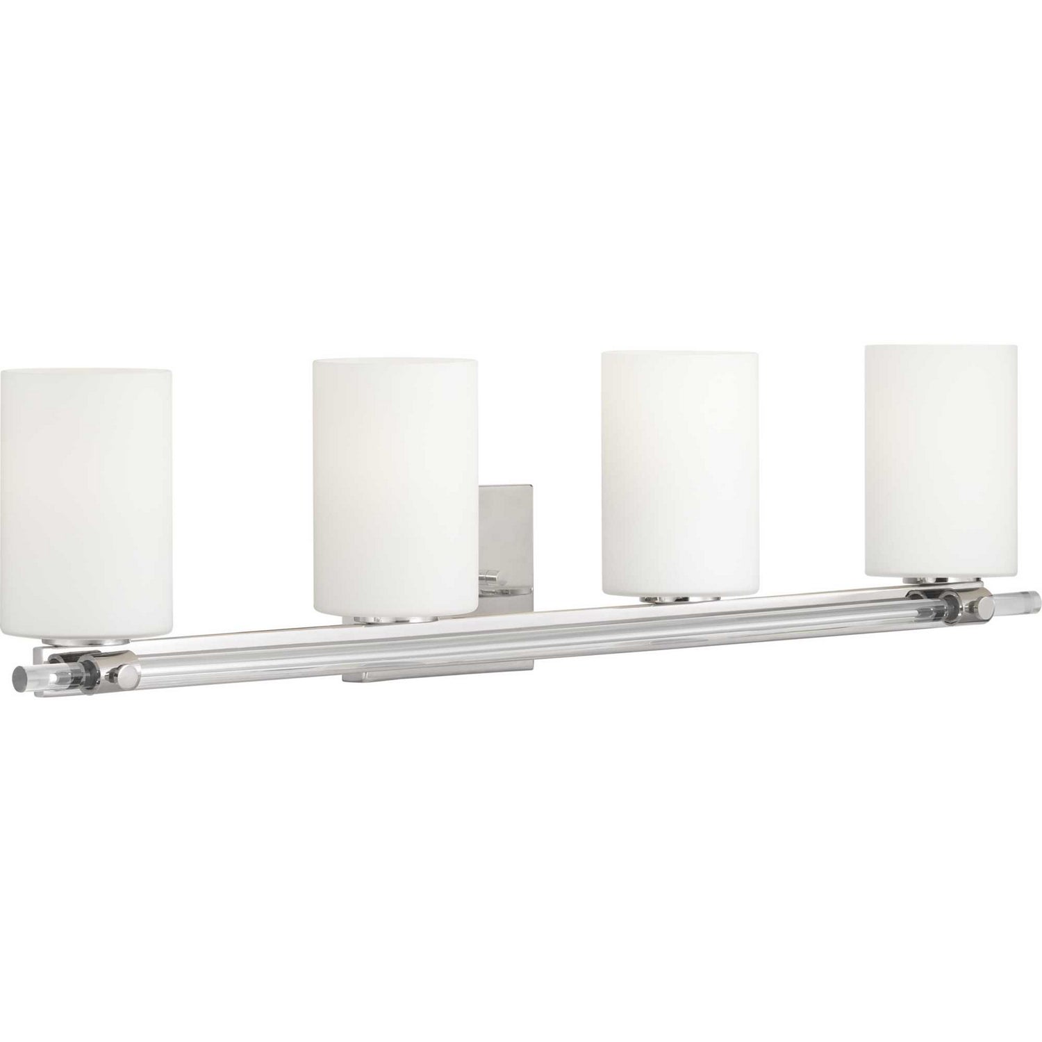 Progress Lighting - P300200-104 - Four Light Bath - Lisbon - Polished Nickel