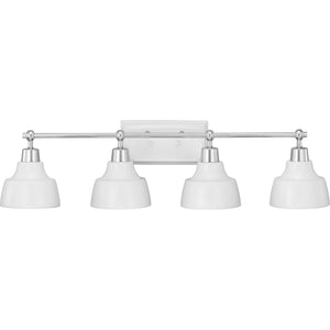 Progress Lighting - P300203-015 - Four Light Bath - Bramlett - Polished Chrome