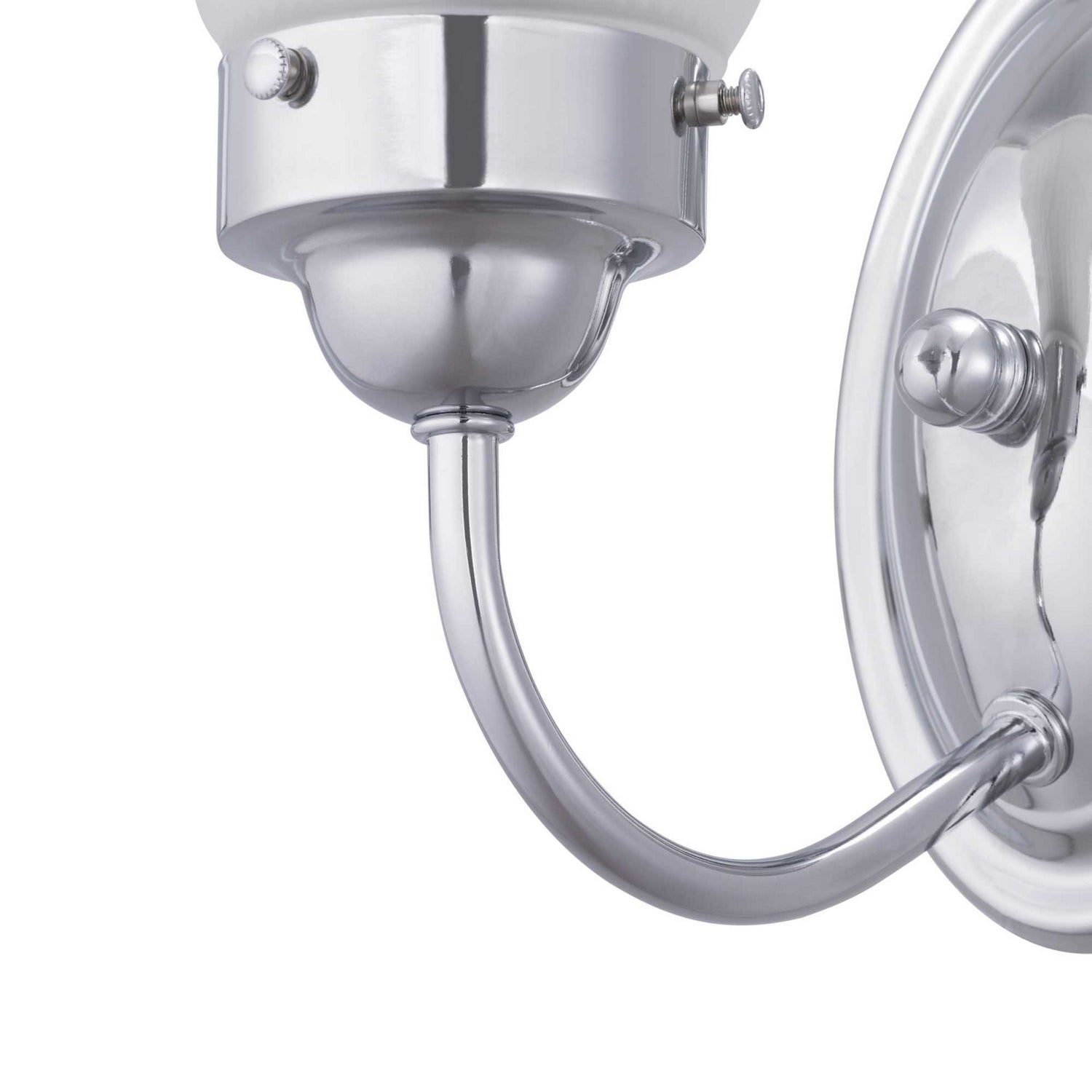 Progress Lighting - P3287-15ET - One Light Bath Bracket - Fluted Glass-Etched - Polished Chrome