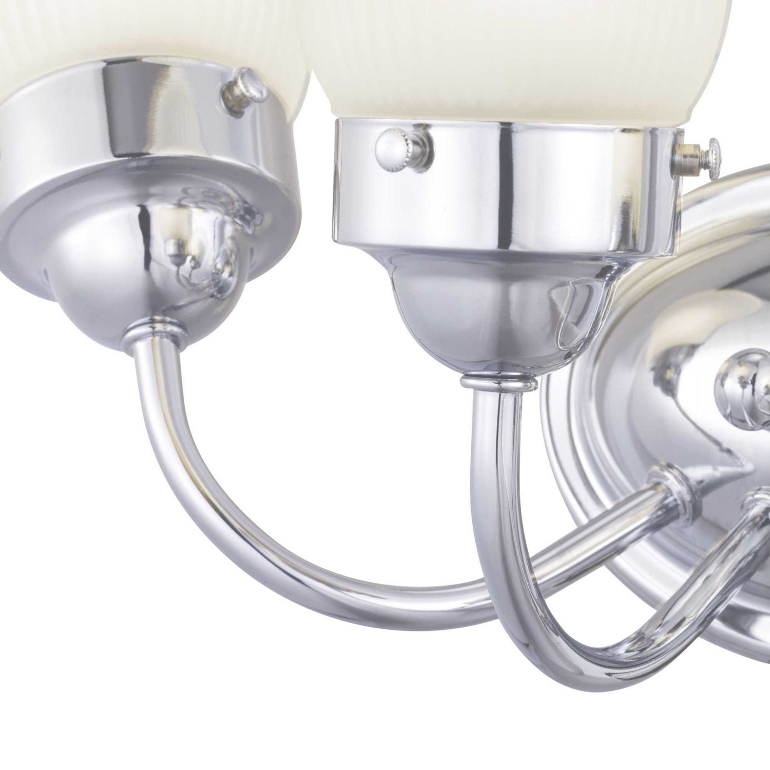 Progress Lighting - P3289-15ET - Three Light Bath Bracket - Fluted Glass-Etched - Polished Chrome