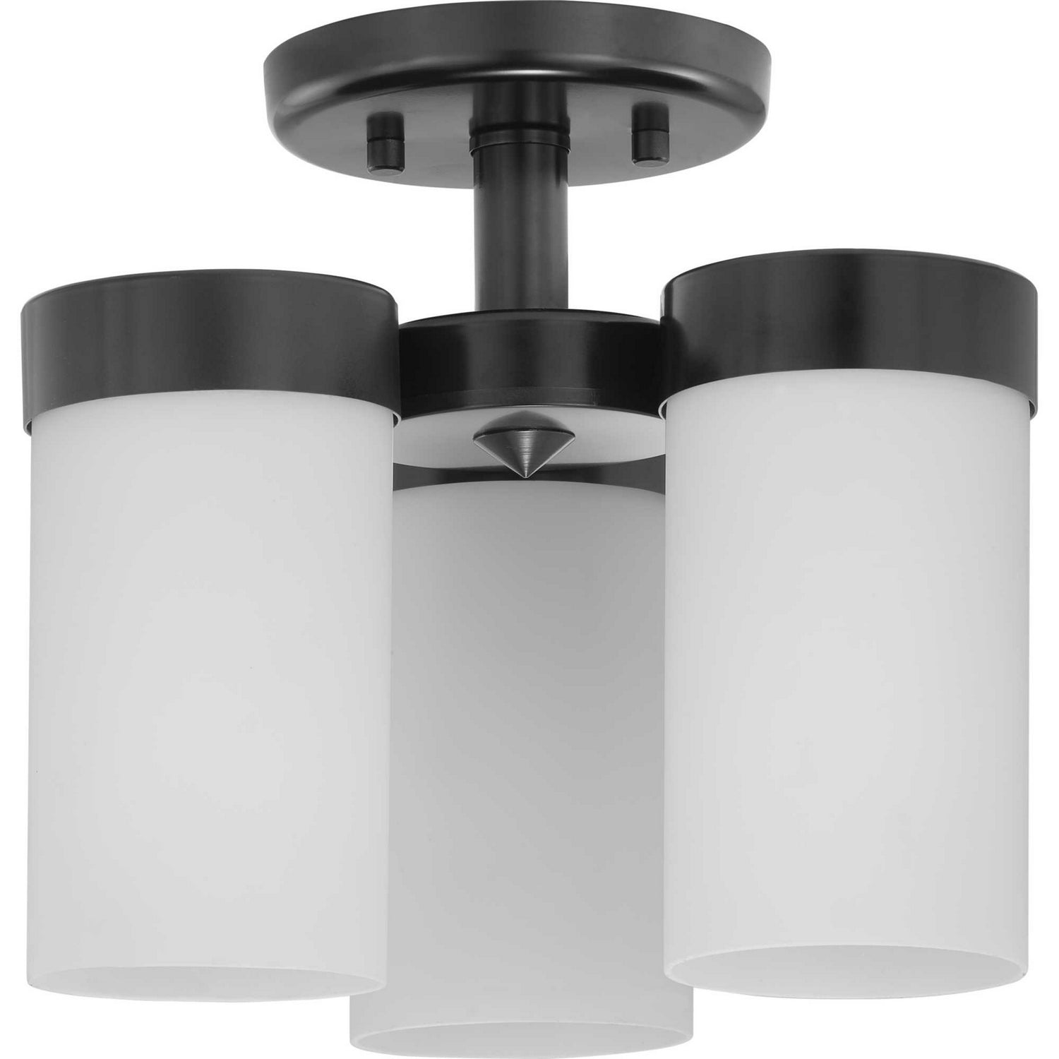 Progress Lighting - P350040-031 - Three Light Flush Mount - Elevate - Black