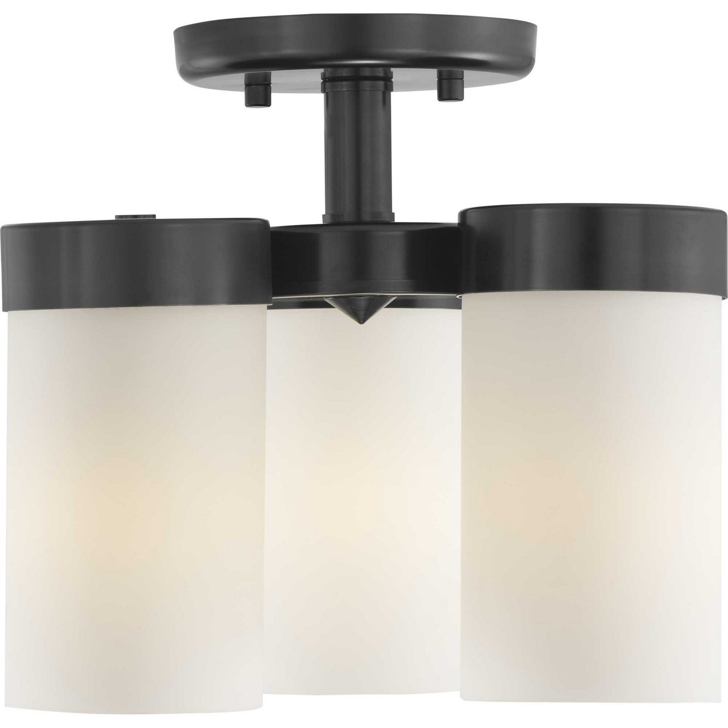 Progress Lighting - P350040-031 - Three Light Flush Mount - Elevate - Black