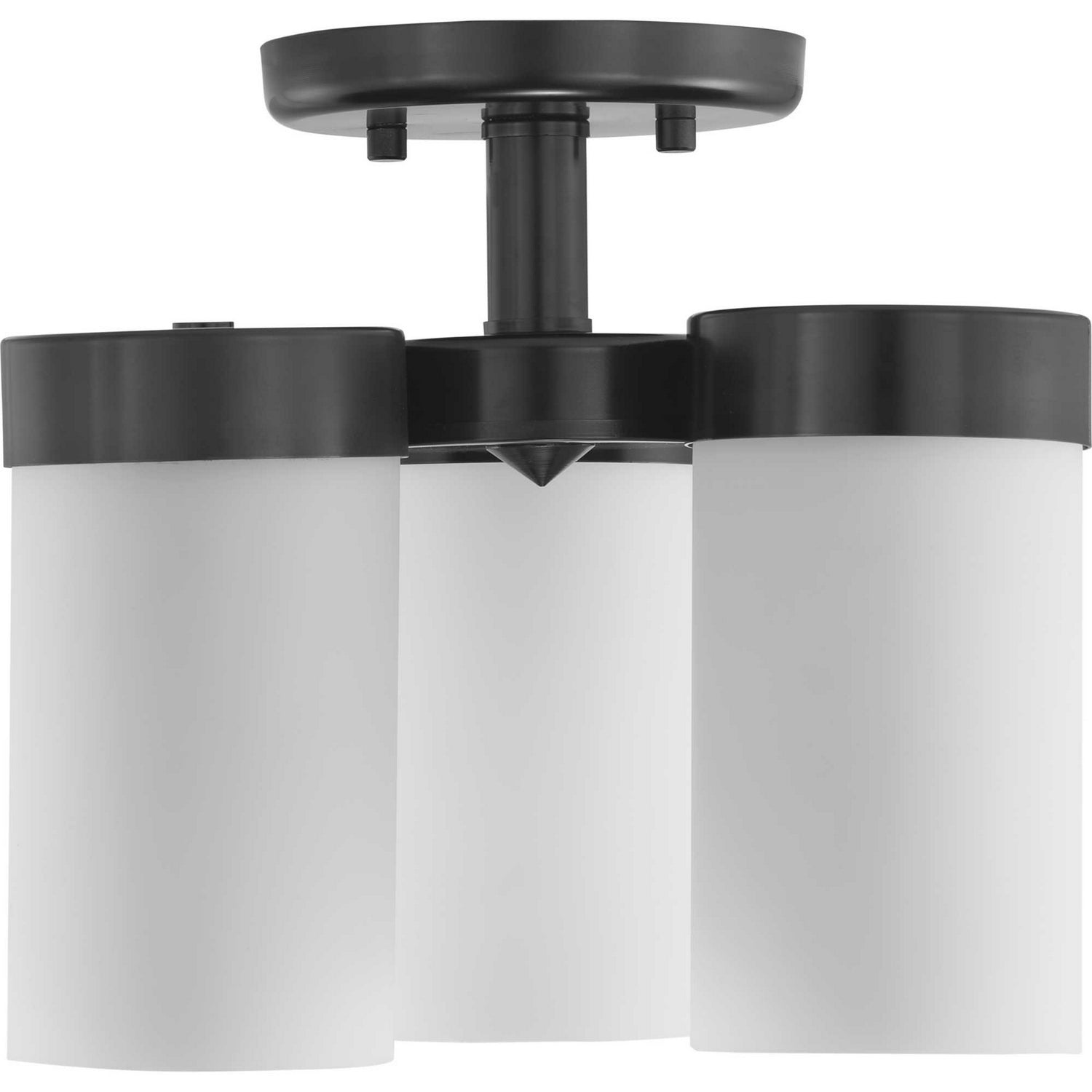 Progress Lighting - P350040-031 - Three Light Flush Mount - Elevate - Black