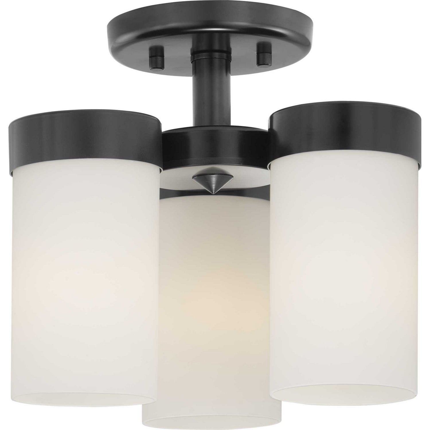 Progress Lighting - P350040-031 - Three Light Flush Mount - Elevate - Black