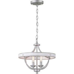 Progress Lighting - P350117-141 - Four Light Semi-Flush Convertible - Gulliver - Galvanized Finish