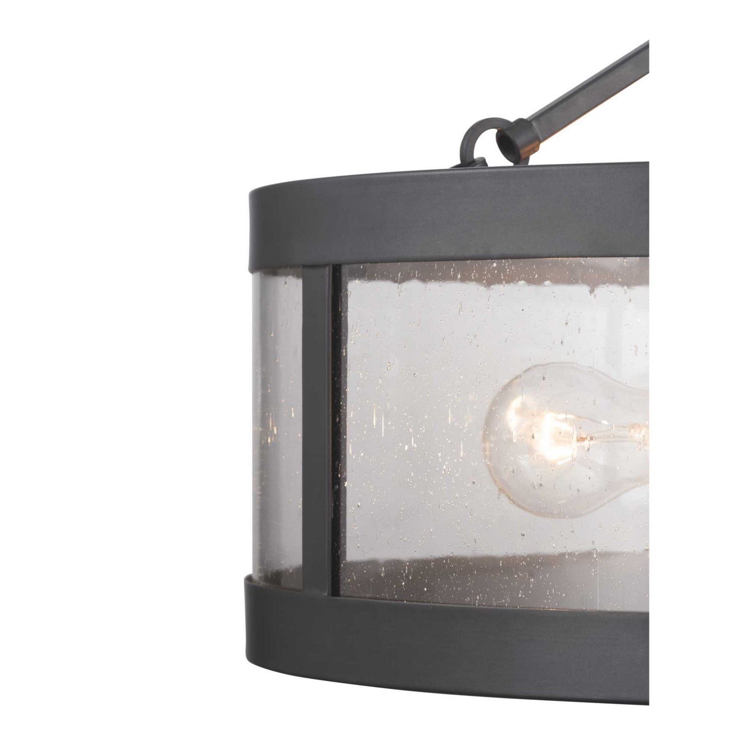 Progress Lighting - P350119-143 - Three Light Semi-Flush Convertible - Gresham - Graphite