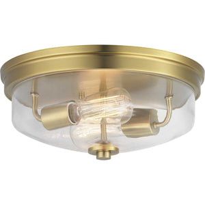 Progress Lighting - P350121-109 - Two Light Flush Mount - Blakely - Brushed Bronze